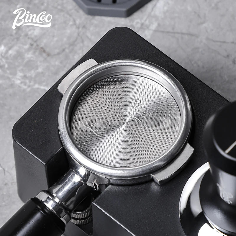 Secondary water distribution network Italian coffee handle, sintered plate, stainless steel extraction filter, three-layer 51/58