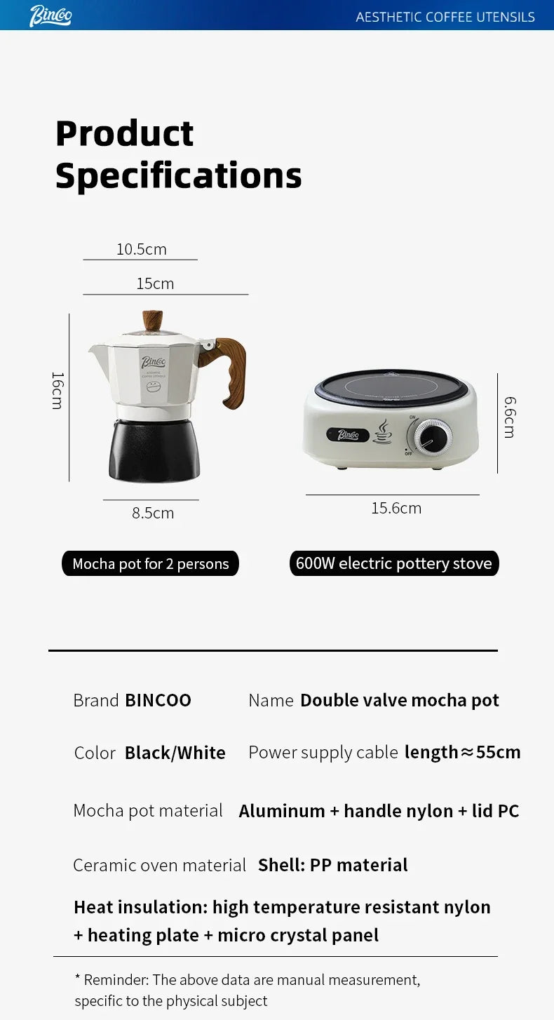 Double-Valve Moka Set