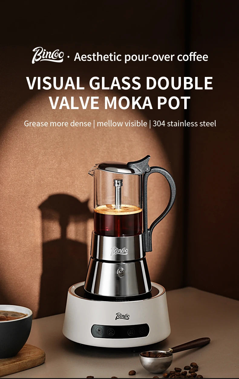 Double-Valve Moka Pot