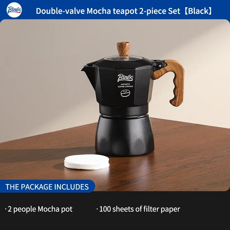 Double-Valve Moka Set