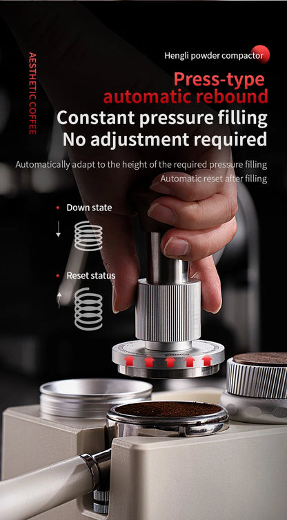 Bincoo Coffee Tamper Station Coffee Distributor Storage Base For 51/58mm 30lb Constant Pressure Espresso Tamper Set Barista Tool