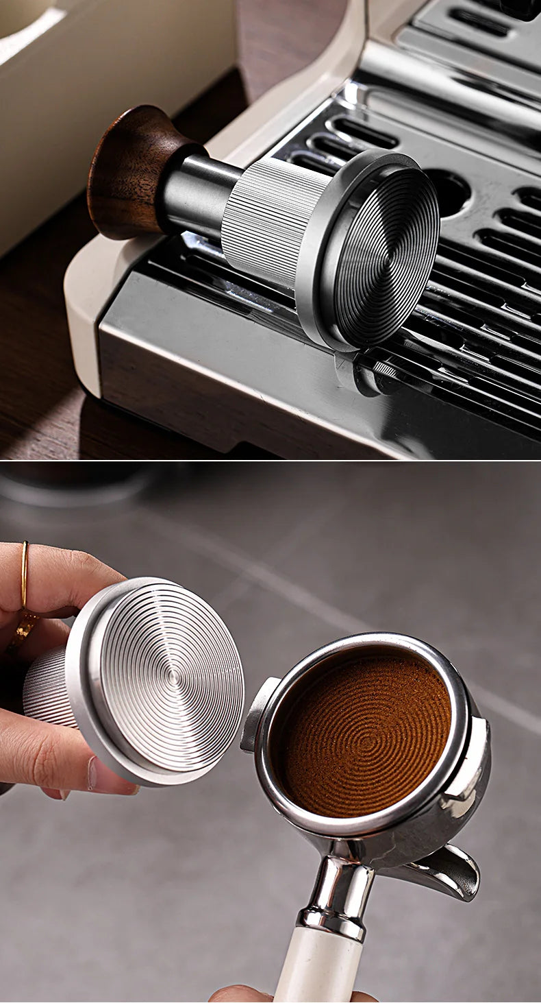 Bincoo Coffee Tamper Station Coffee Distributor Storage Base For 51/58mm 30lb Constant Pressure Espresso Tamper Set Barista Tool
