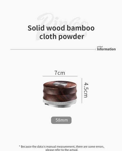 BINCOO 51/58mm 30Ib Constant Pressure Coffee Tamper & Distributor with Tamping Base Espresso Tamper Set Home Barista Accessories