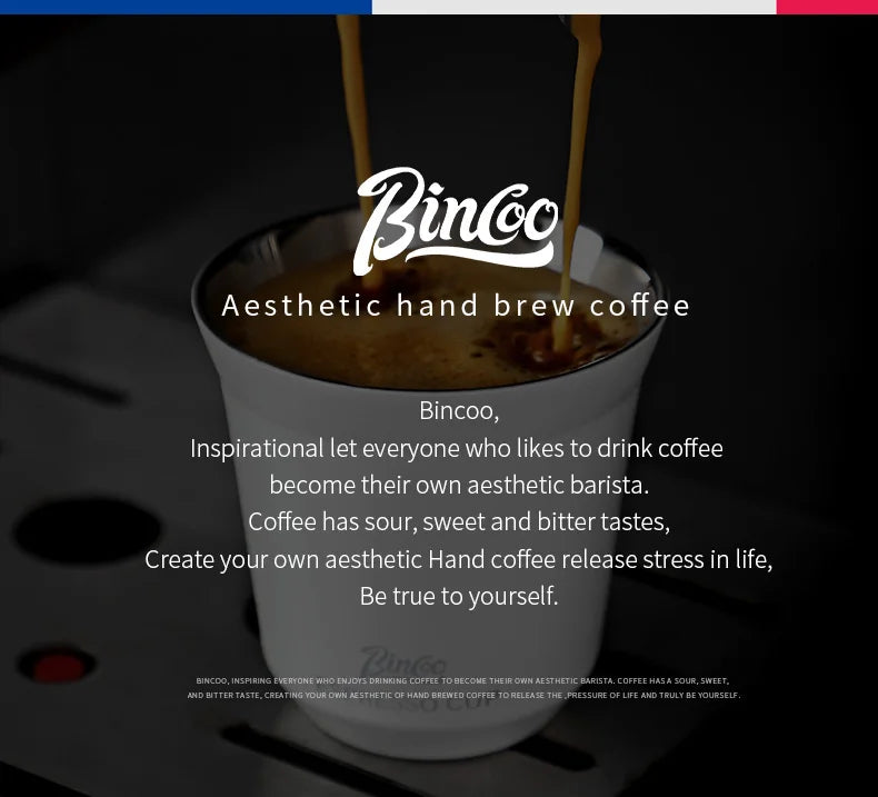 Bincoo 304 Stainless Steel Espresso Mugs 80ML Coffee Cups Insulated Double Wall Heat-insulating Safe Small Capacity Drink Cups