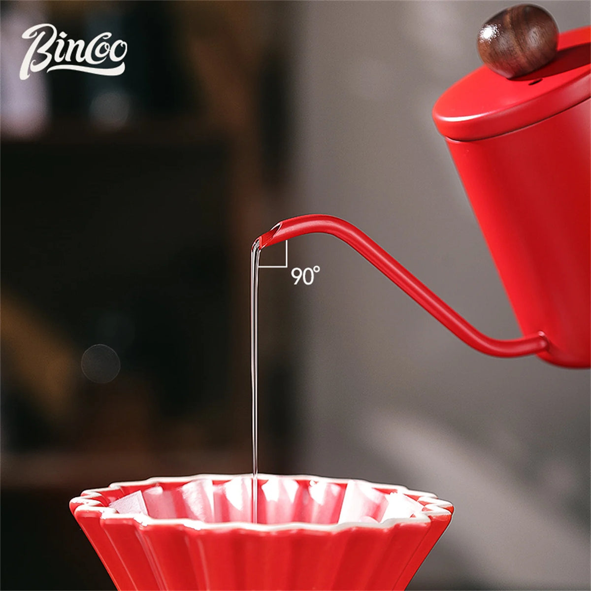 BINCOO 350ml/600ml Coffee Filter Cup Hand Brew Coffee Pot Coffee Sharing Pot Reusable Funnel Dripper Filter Coffee Utensils Set
