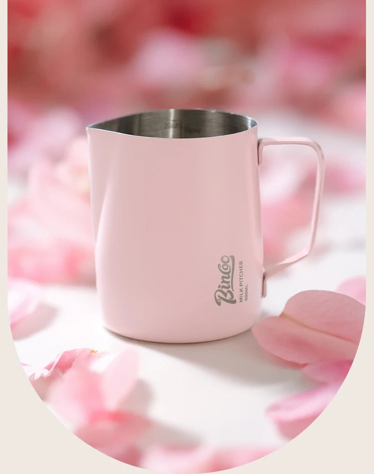 350/600ML Coffee Milk Frothing Pitcher Jug 304 Stainless Steel Precise Scale High Quality Latte Barista Professional CafeUtensil