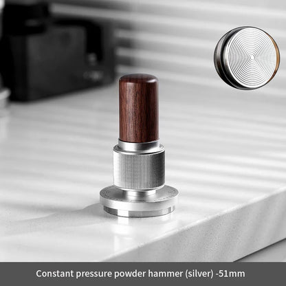 BINCOO 51/58mm 30Ib Constant Pressure Coffee Tamper & Distributor with Tamping Base Espresso Tamper Set Home Barista Accessories
